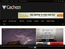 Tablet Screenshot of cachem.fr